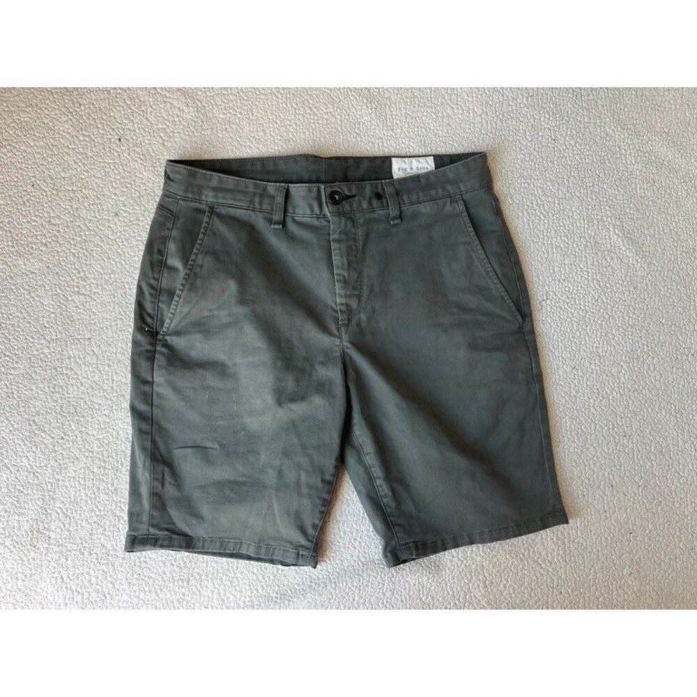 Rag & Bone Green Chino Shorts Mens 30
